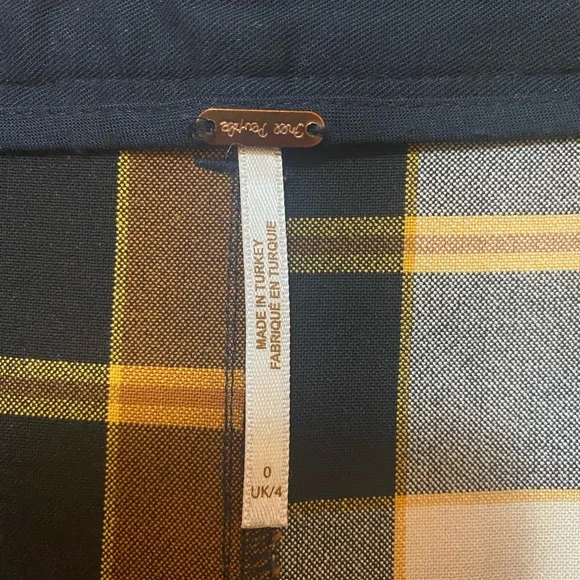 Free People Plaid Jules Pant - Picture 7 of 9